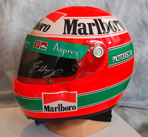 Eddie Irvine 1998 Ferrari f1 signed helmet