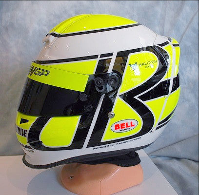 Jenson Button 2009 official replica brawn helmet f1 BELL SPORTS
