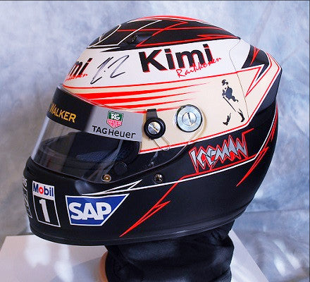 shoei helmet 2006 Kimi Raikkonen 2006 official replica signed helmet arai – Racefan F1 Memorabilia
