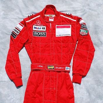 Mika Hakkinen F1 overalls Mercedes race suit