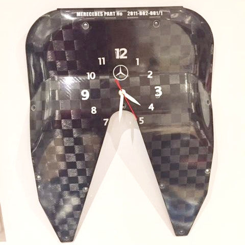Mercedes W02 2012 carbon fibre floor piece clock Schumacher