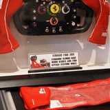 Fernando Alonso gloves and steering wheel Ferrari F150 signed F1