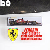 Ferrari F14T rear sidepod section Alonso and Raikkonen