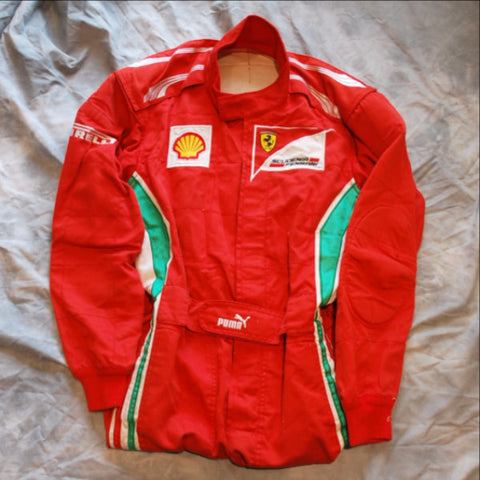 Ferrari mechanics worn race suit overalls 2013 F1 Alonso