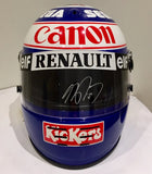 Alain Prost 1993 helmet Formula 1 Williams signed F1