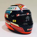 Kimi Raikkonen 2016 1/2 scale signed mini helmet F1 Formula 1