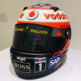 Heikki Kovalainen 2008 Mclaren helmet replica F1 Formula 1 signed