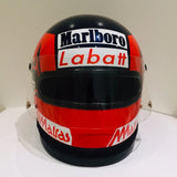 Gilles Villeneuve Ferrari Bell small eyeport helmet Formula 1 Williams signed F1