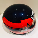 Gilles Villeneuve Ferrari Bell small eyeport helmet Formula 1 Williams signed F1