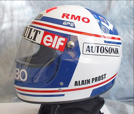Alain Prost 1983 Renault f1 GPA helmet