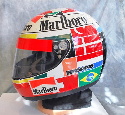 Gerhard Berger 1995 no war helmet
